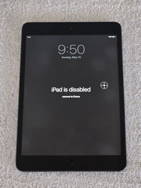 Apple iPad Mini 1st Generation 16GB Wi-Fi 7.9in Space Gray *WORKING READ*